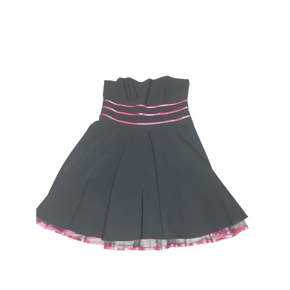 Studio 1940 Dresses Studio 94 Black Pink Strapless Formal Dress